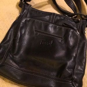 Fossil bag purse black